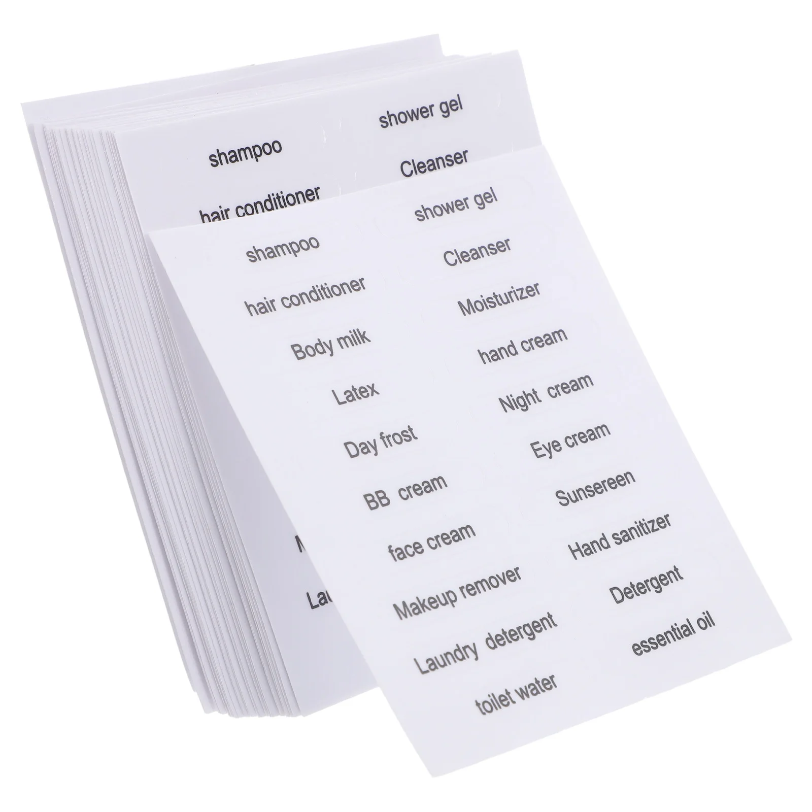 

30 шт. водонепроницаемых этикеток для путешествий, наклейки для организации ванной комнаты, для туалетных принадлежностей, шампуня, лосьона, стеклянных бутылок