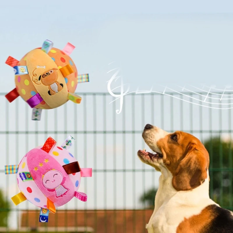 สุนัข Chew ของเล่น Squeaker Tug-of-war ดึงและดึง-การฝึกอบรมของเล่นสำหรับสุนัขขนาดกลางขนาดเล็ก Bouncing-Drop Shipping