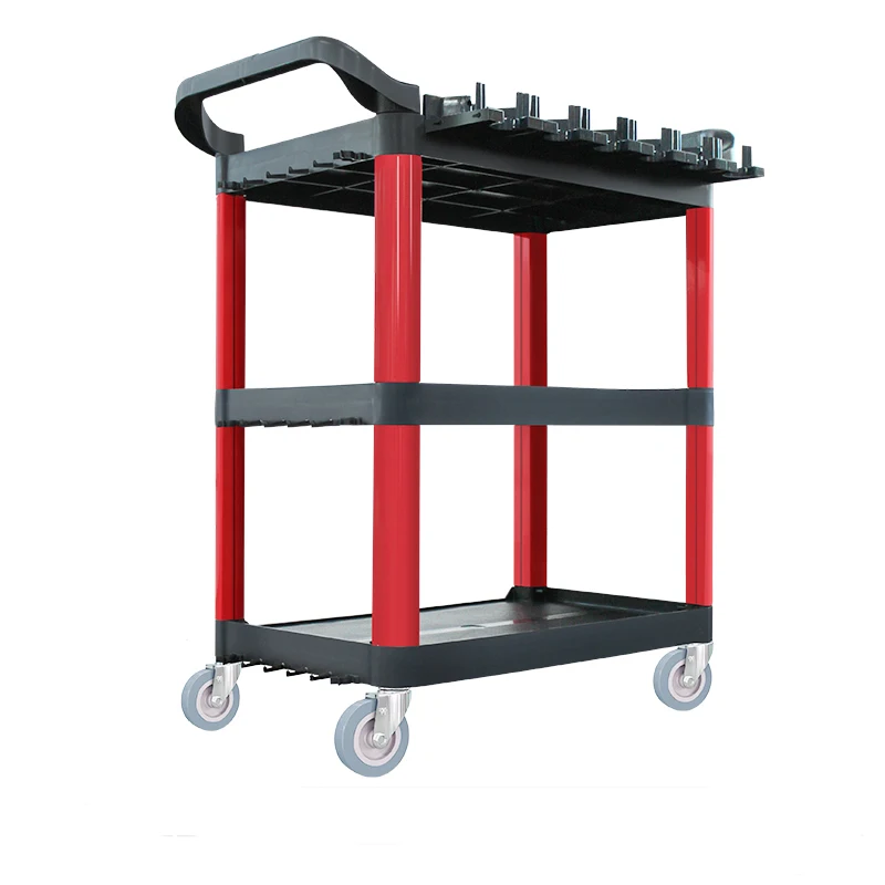 

Hardware Tool Cart Without Drawer for Car Beauty Mechanics Tool Trolley