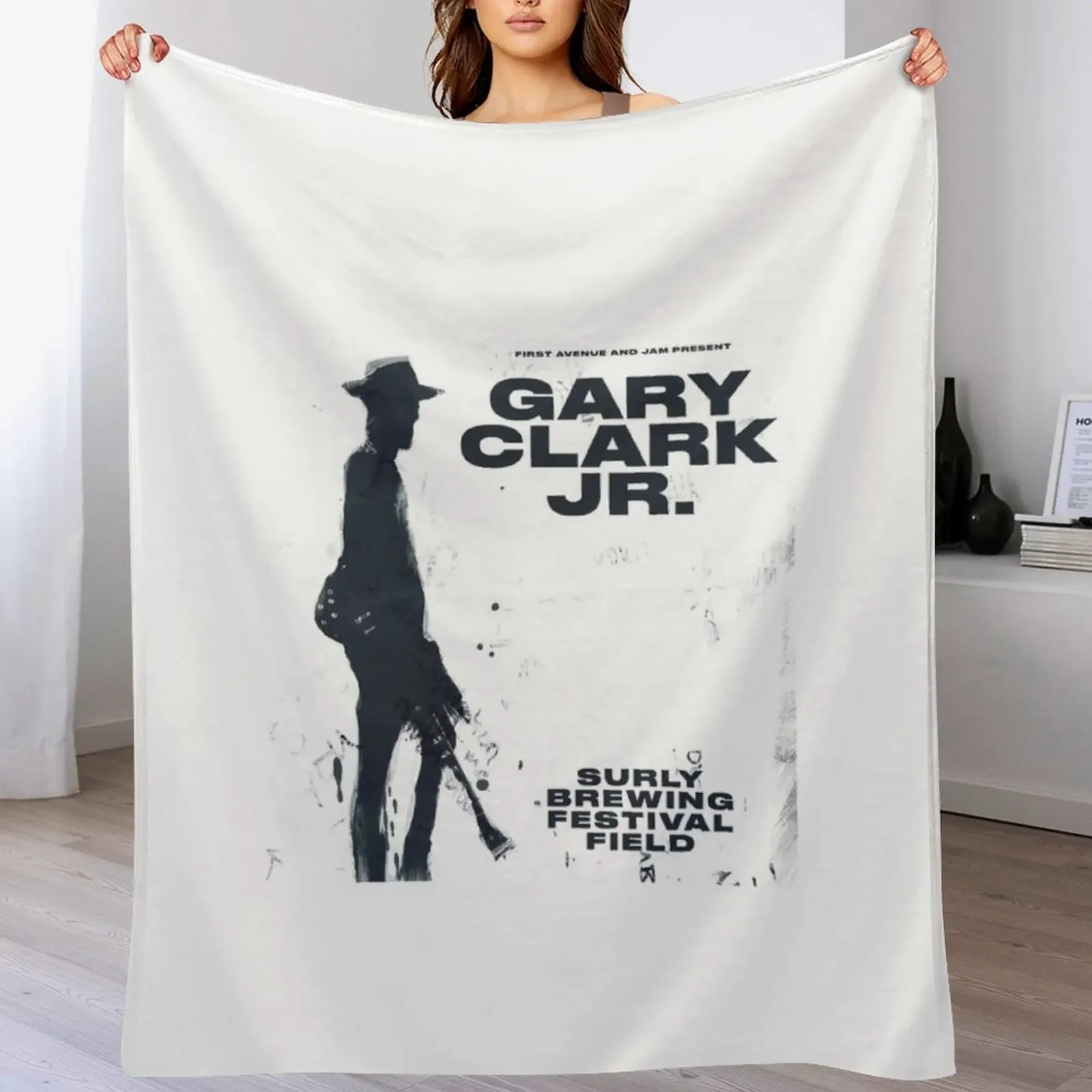 

gary clark jr Throw Blanket Warm Comfortable Blanket Gift for Parents Friends