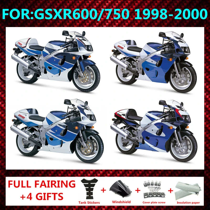 Body fairings For SRAD GSXR 600 750 GSXR600 1996 1997 1998 1999 2000 GSX-R600 GSXR750 96 97 98 99 00 full Fairing bodywork kit