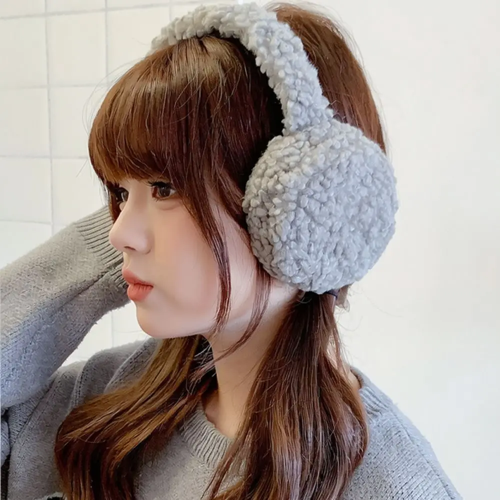 Fashionable Ear Warmers For For Qinruier Lamb Wool Earmuffs Winter Soft Windproof Thermal Ear Covers Unisex Outdoor Gear