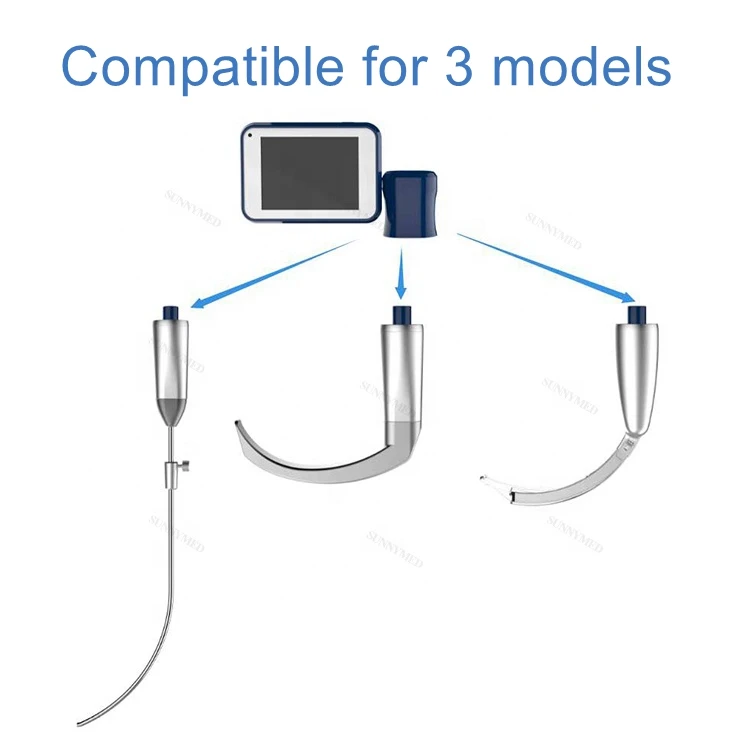 Besdata Endoscope hospital medical video laryngoscope set price Flexible Digital Portable Video Laryngoscope set