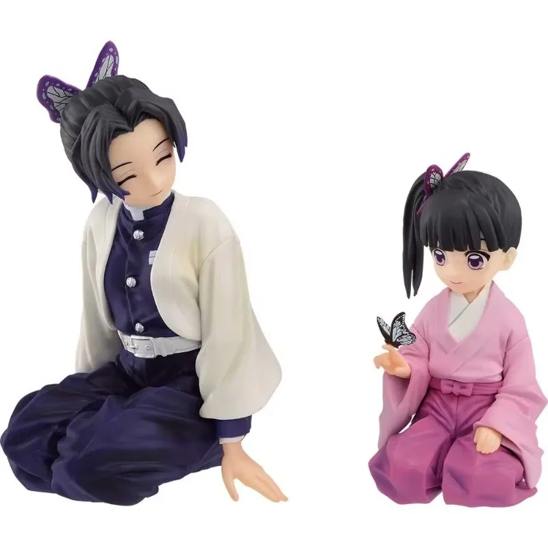 BANDAI in Stock Genuine Demon Slayer Kochou Shinobu Tsuyuri Kanao Kochou Kanae Garage Kit Action Figure Model Decoration Toys