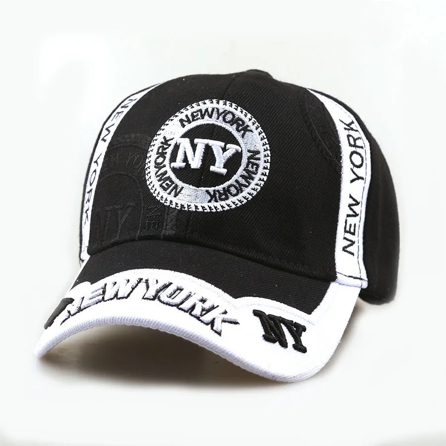 Embroidered Three-Dimensional New York NY Color-Matching Baseball Cap, Suitable for Both Men and Women. Multi-Color Sports Hat.