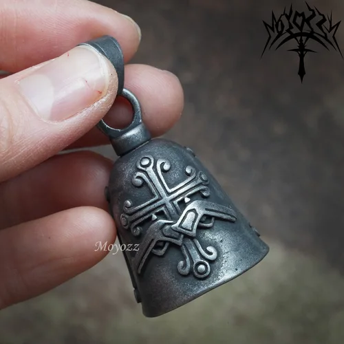 총 보호 바이커 벨 액세서리 또는 열쇠 고리, 길 위의 행운을 오토바이, 행운의 그렘린 라이딩 매력 