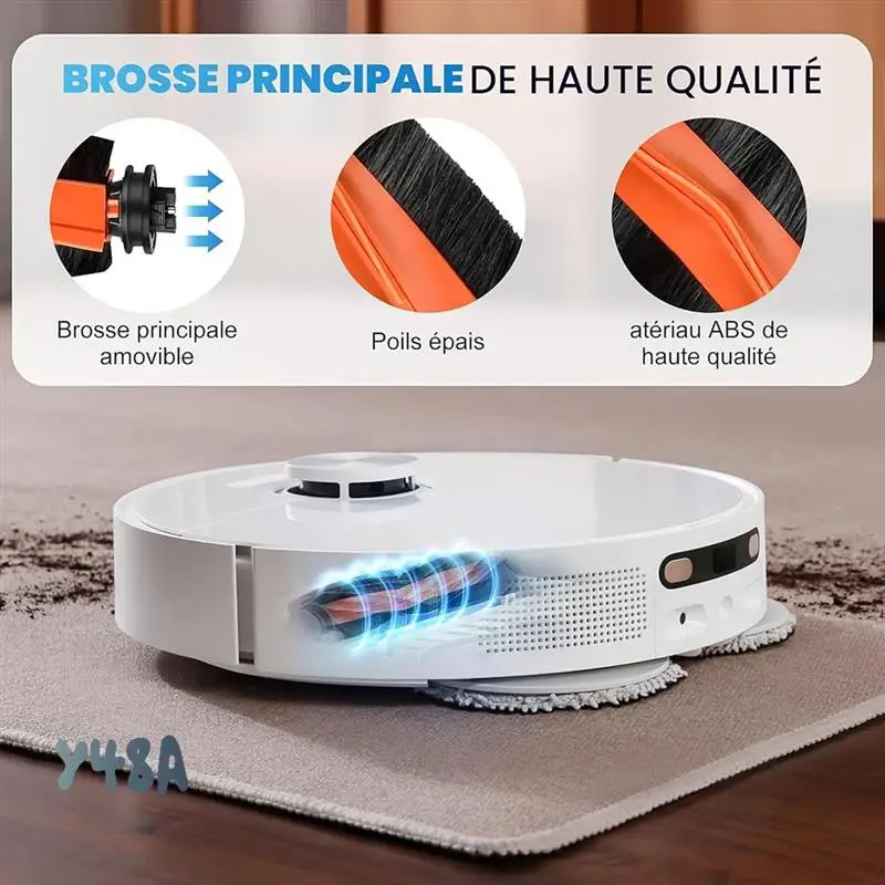 Acessório para xiaomi x20 + robô aspirador de pó escova lateral principal filtro hepa mop pano sacos pó peças reposição-Y48A