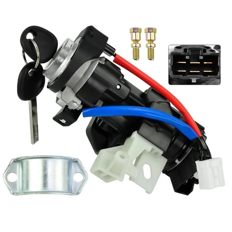 For Kia Soul 2014-2019 81910-B2100, 93110-3S000 Ignition Lock Switch Assembly Set 2 Keys Included
