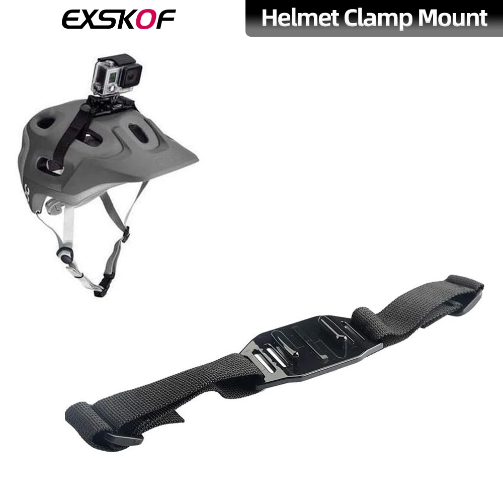 For GoPro Bike Helmet Clamp Mount With Base For GoPro Hero 13 12 11 10 9 DJI Action 4 3 Insta360 X4 X3 Action Camera Accessories