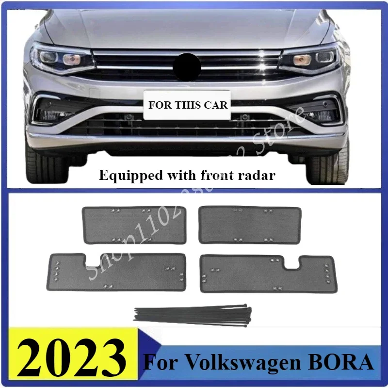 

Insect-proof Air Inlet Protect Cover Airin Insert Net Vent Racing Grill For Volkswagen BORA 2023 Filter Equipped with radar