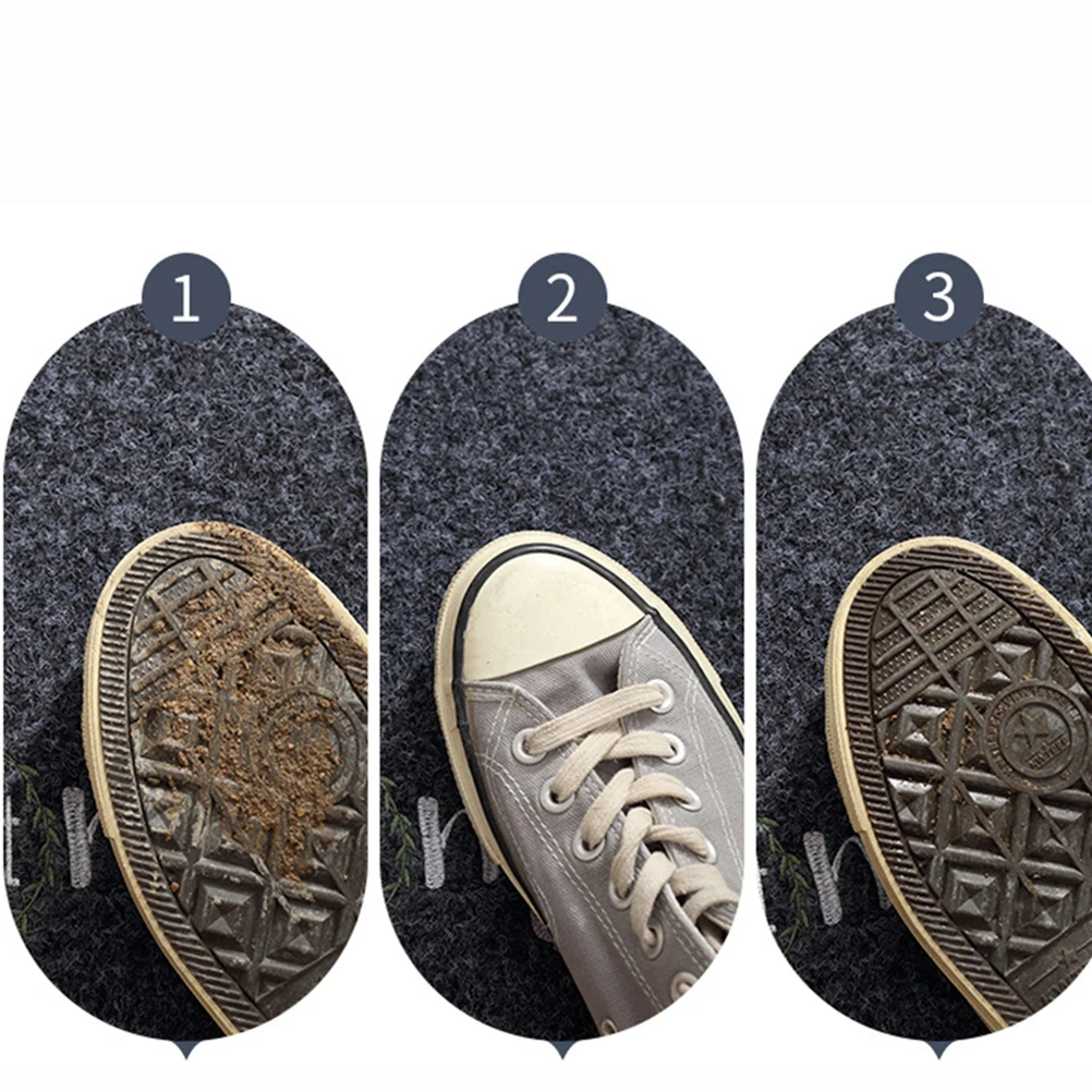 

2pcs Door Mat Bathroom Carpet Non Slip Back Simple Floor Rug Home Decor Water Absorbing Dust Resistant Soft Comfort Mats