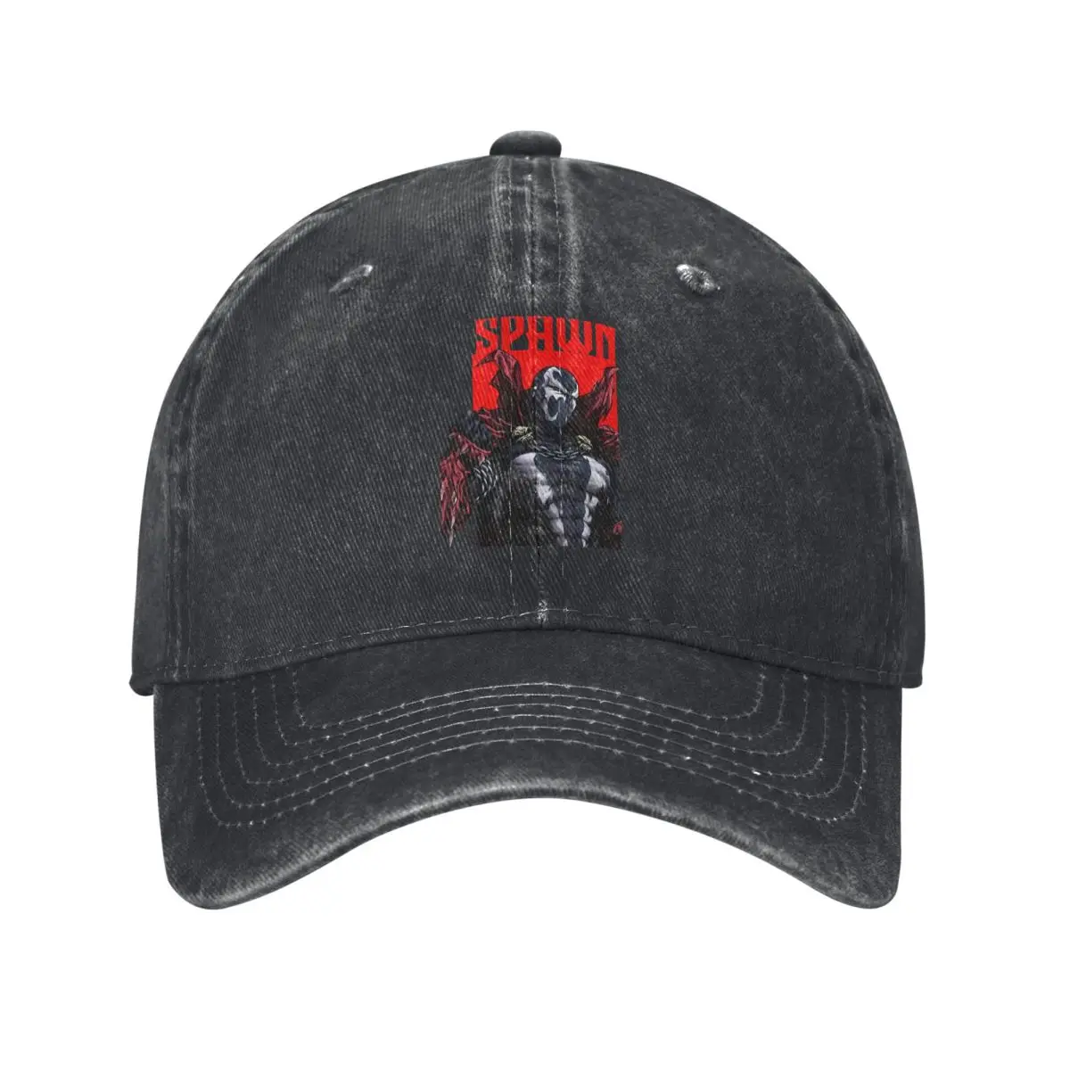

Spawn Anime Clothing Manga 220g demin Trucker Hat Durable for All Seasons Mens Hats Women's Baseball Cap