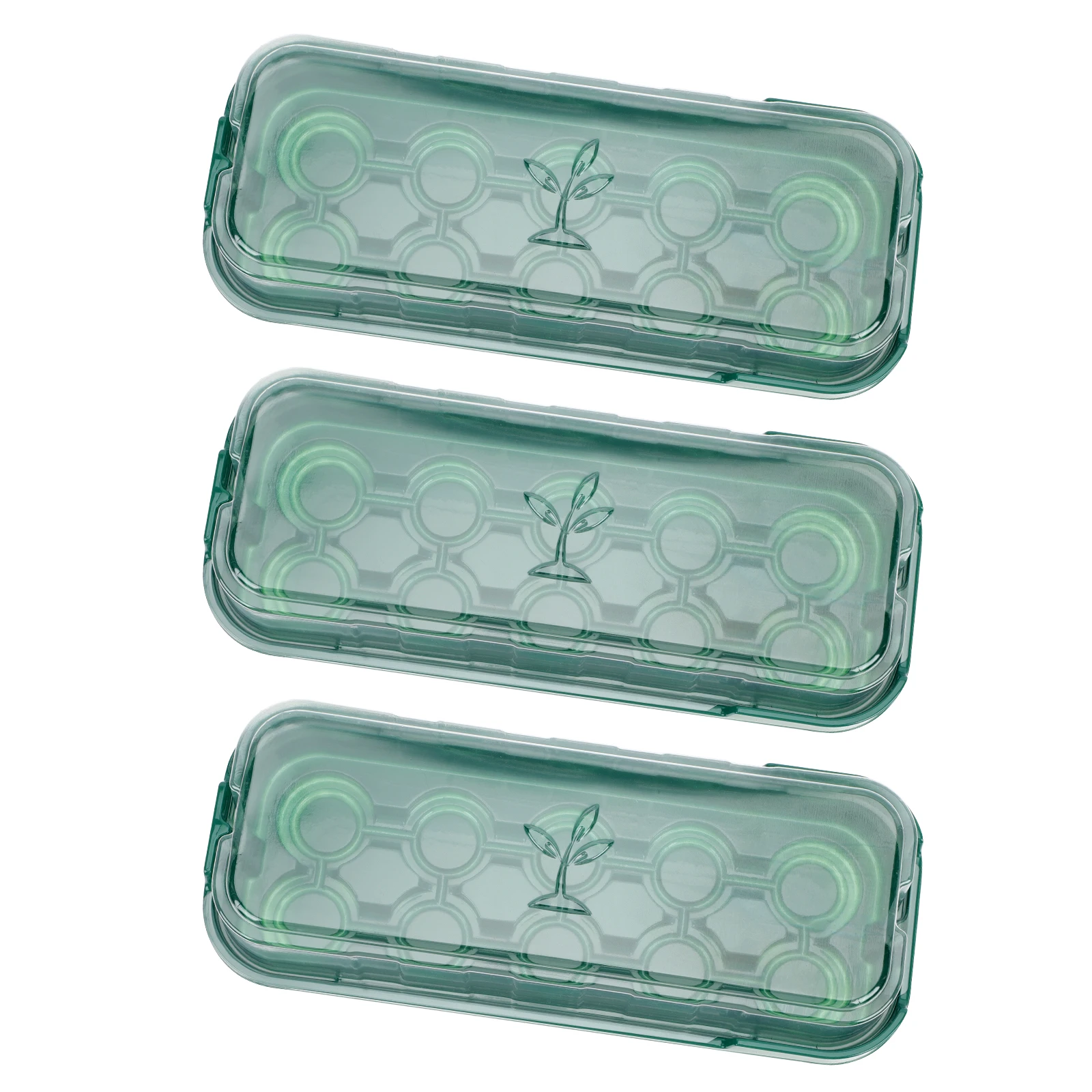 

3Pcs Plants Nursery Tray Premium Plastic Germination Tray for Garden Balcony Greenhouse Flower Vegetable Seed Starting Growing