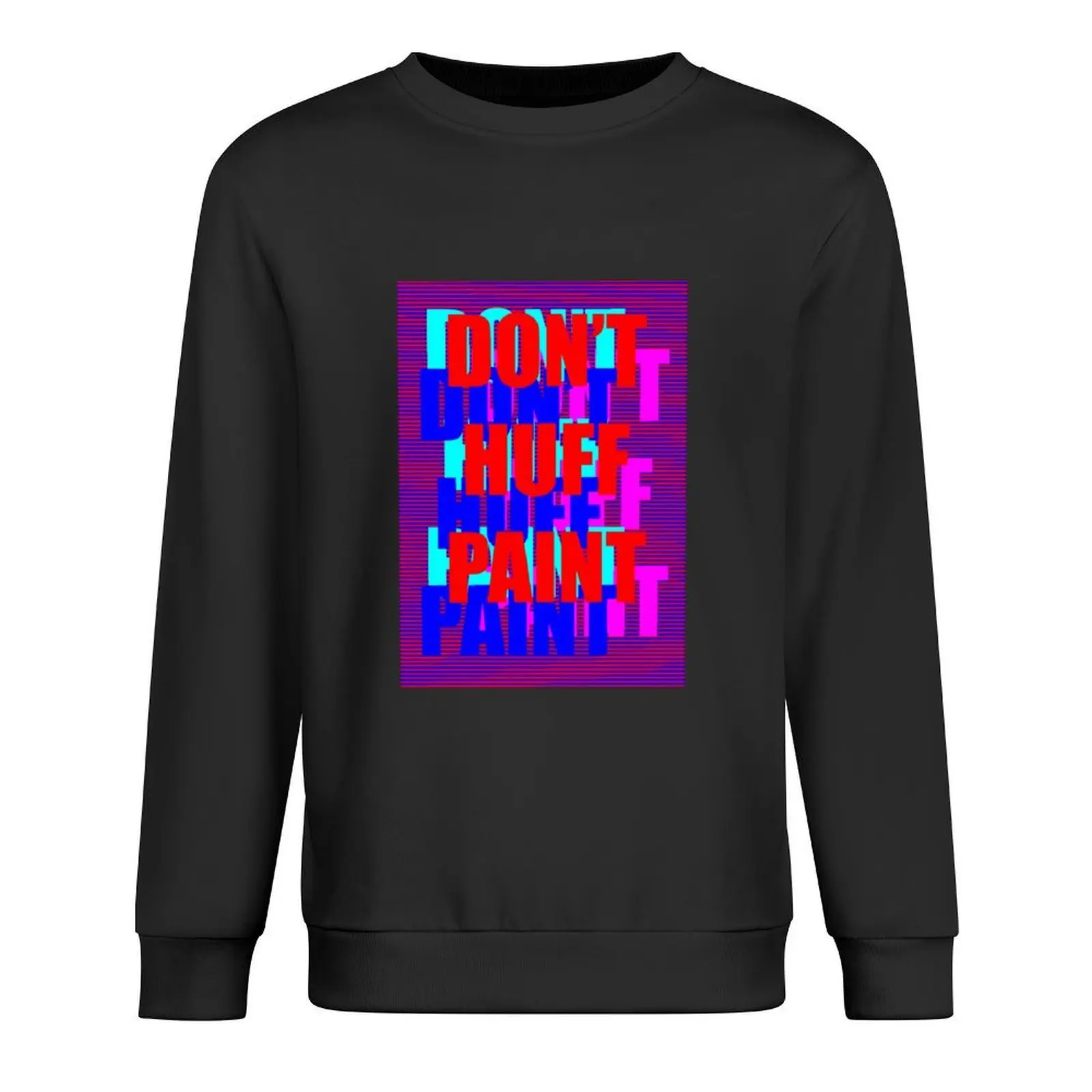 

Don't Huff Paint Pullover men's winter sweater aesthetic clothing men's autumn clothes japanese style hooded sweatshirts