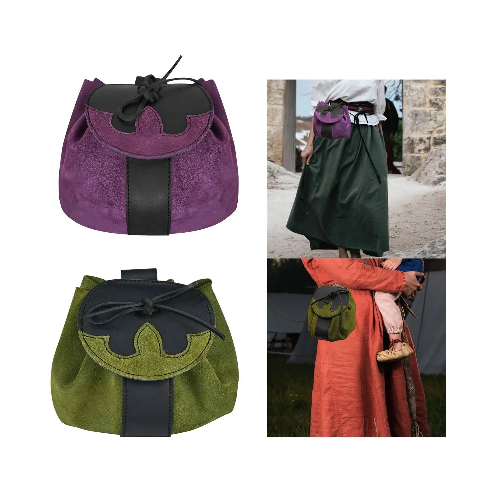 Middeleeuwse Riemtas Trinket Tas Mannen Vrouwen Heuptas Renaissance Riem Etui