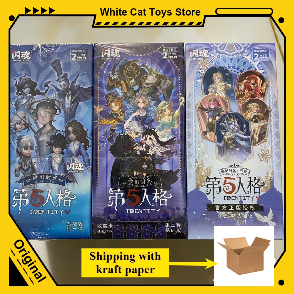 

Shining Soul Identity V Коллекционная карточная игра Booster Pack TCG Базовое издание Essence Pre-группа Коллекционные карты для игр Подарки для детей