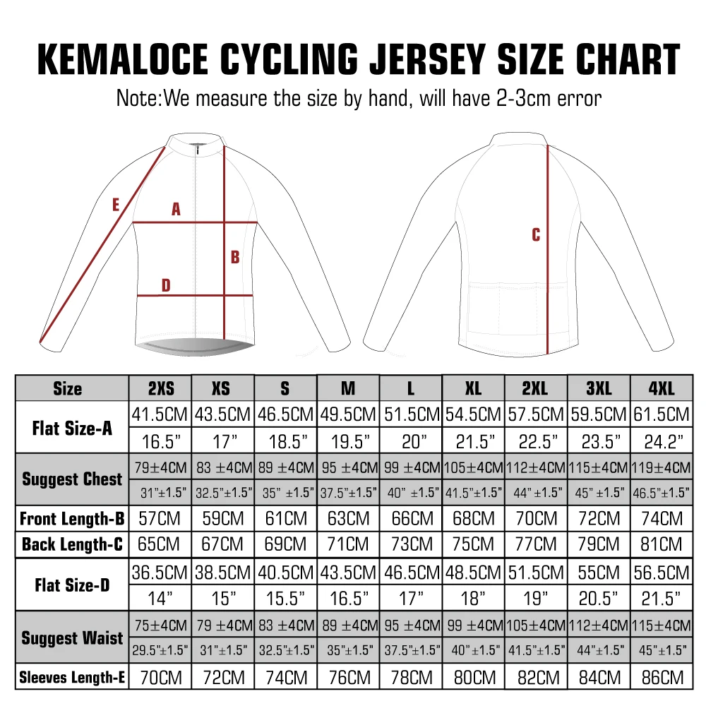 KEMALOCE Cycling Jersey Long Sleeves Men&Women Summer&Spring Bike Shirts 2024 White&Black Funny UV Protection Long Bicycle Jerse