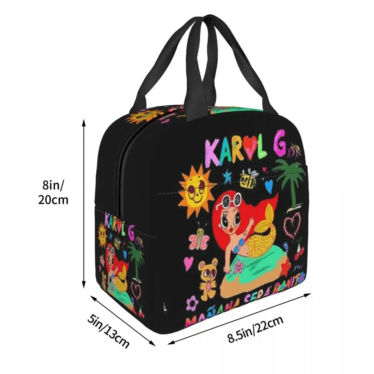 Manana Sera Bonito Karol G-fiambrera aislante para mujer, bolsa de Picnic a prueba de fugas, fiambrera térmica, bolso para el trabajo, niños