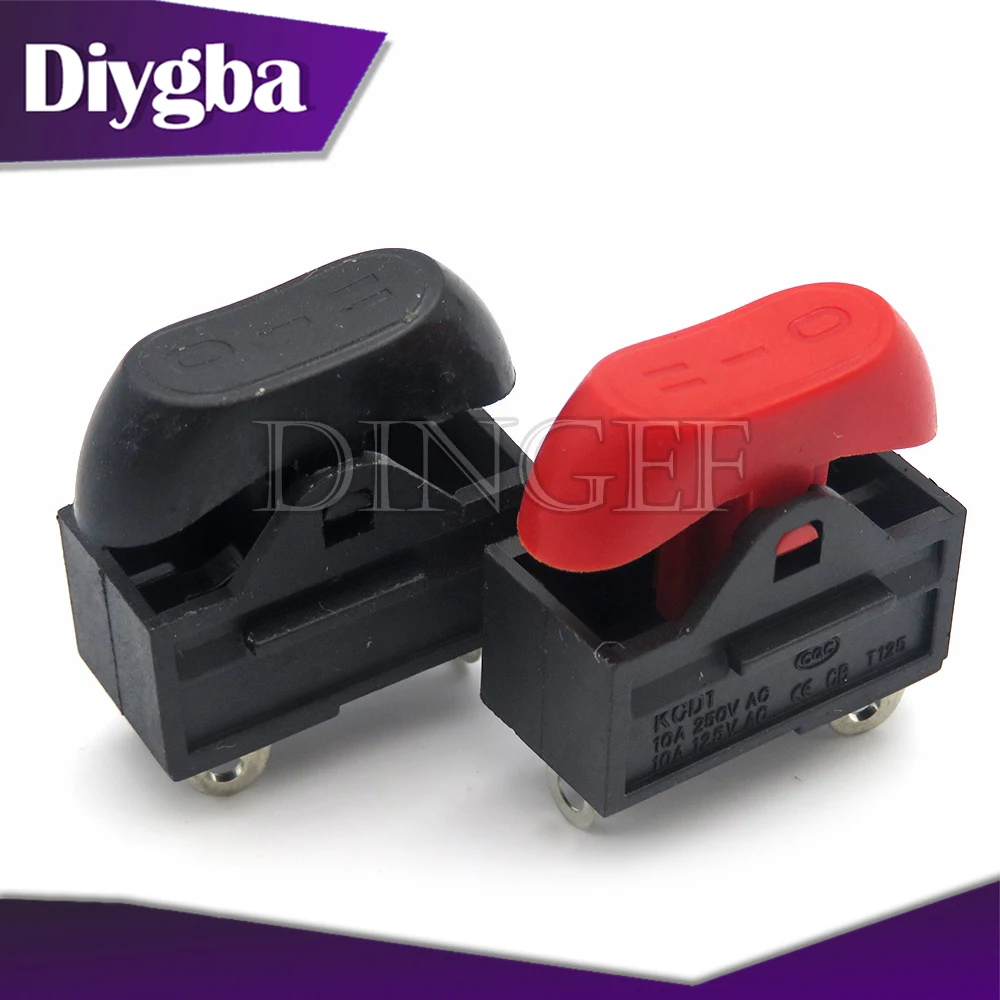 2PCS 10A 250VAC Hair Dryer Switch / Rocker Switch / 3 Position ON OFF Boat Switch RK2-33