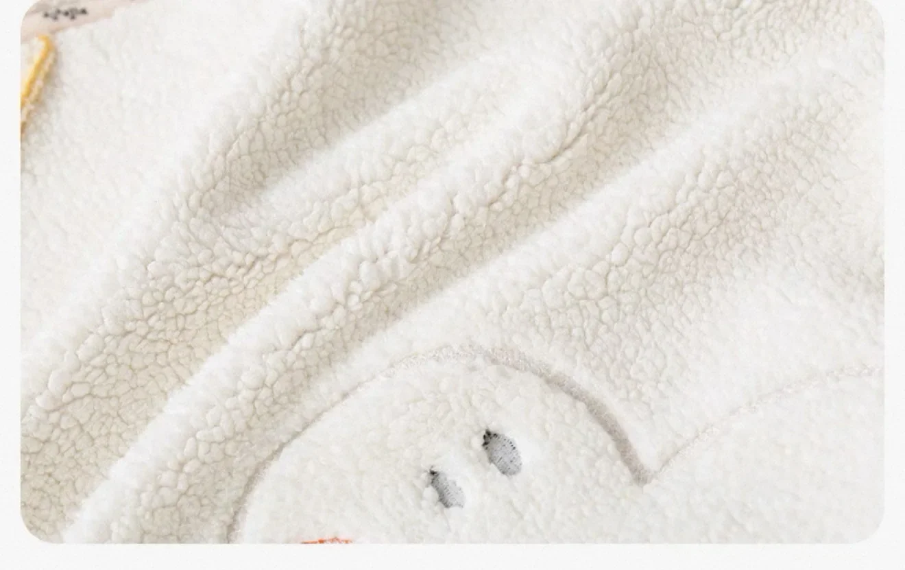 Kinder 3D-Cartoon-Kapuzenjacke Herbst Winter Haferfleece Gefüttert Dick Warm Langarm Freizeit-Oberbekleidung für Kleinkinder Jungen Mädchen – Detail 19