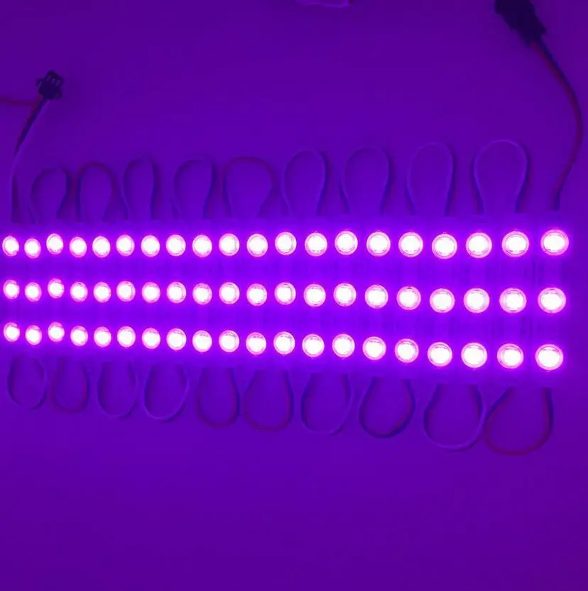 Módulo de LED WS2811 UCS1903 3LED SMD5050 DC12V Jardim Luz LED RGB Digitais À Prova D' Água LED Pixel Módulo String Luz preto/ branco