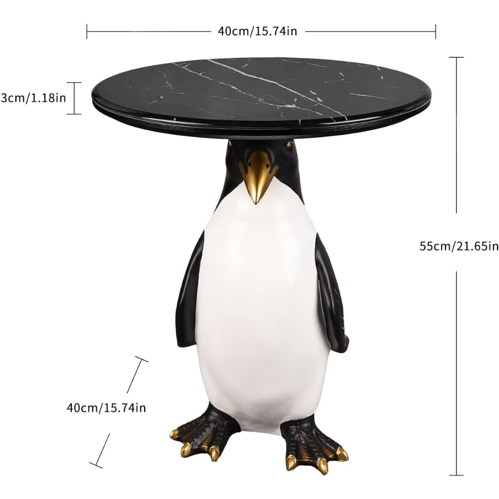 Mesa de centro redonda única de mármol para sala de estar y dormitorio: mesa auxiliar moderna con decoración artística y opciones de mesita de noche