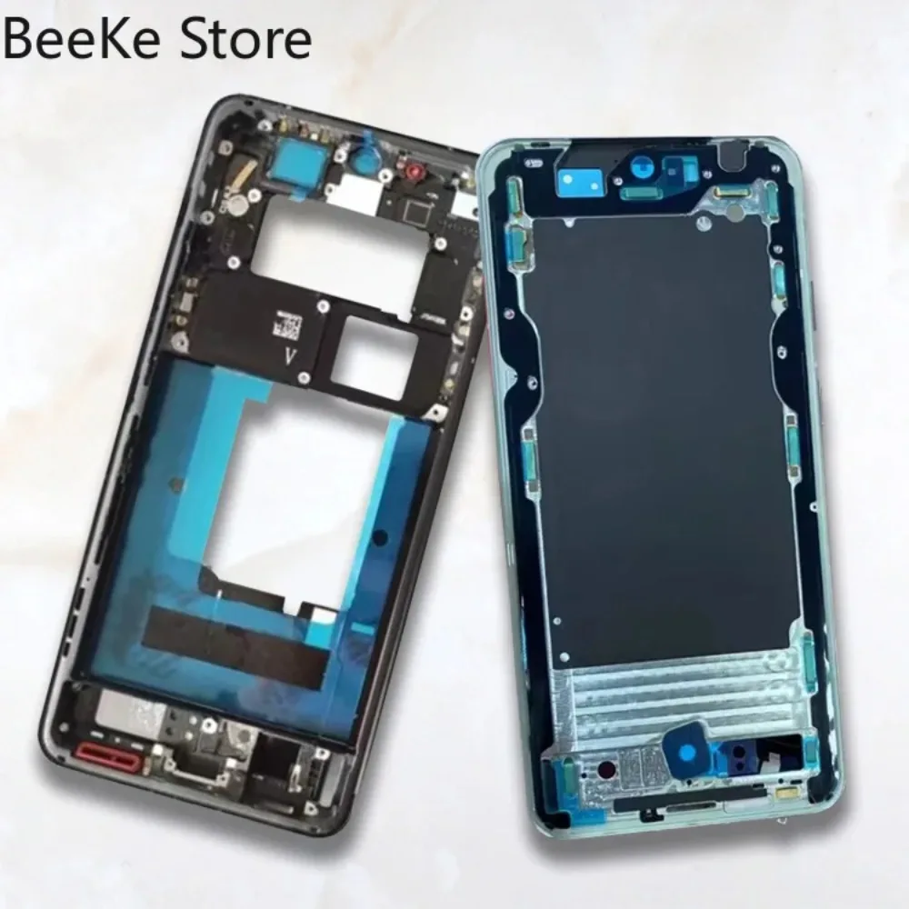 Image of Für Vivo X200 Pro mini X300 Ultra 5G Frontplatte LCD-Rahmen Gehäusehalter Bildschirmgehäuse Chassis Reparatur Mittelrahmen + Seitentasten