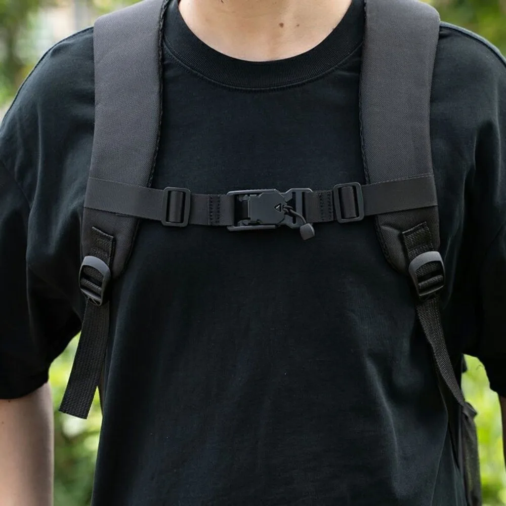Magnetic Buckle Backpack Chest Pack Strap Adjustable Length Easy Detachable Camping Bag Strap Versatile Durable