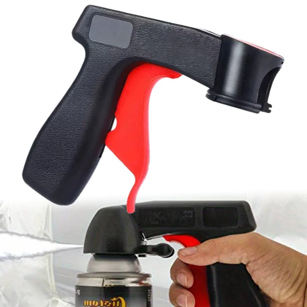 

2 Pcs Plastic Portable Hand Spray Gun Paint Handle Universal Reusable Car Color Changing Film Pasting Self Spraying