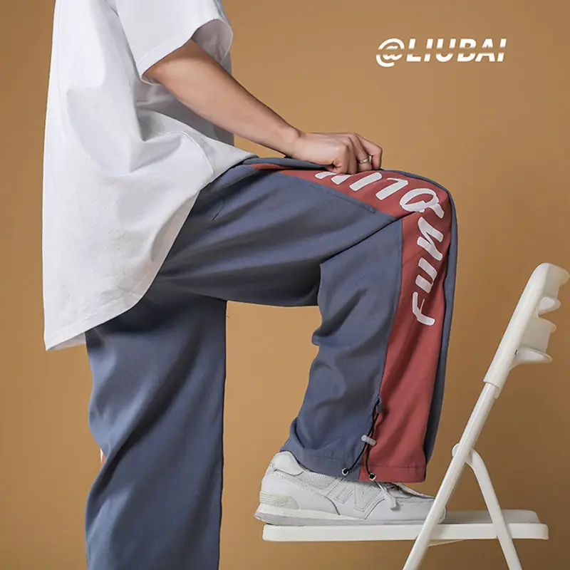 Spring and Summer Thin Loose and Versatile Trendy Typants Sports and Casual Straight 2025 New Men's Pants