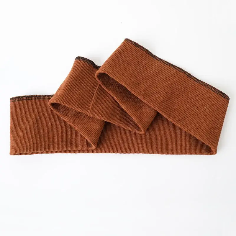 

7Cm wide double-layer circle threaded hem knitted clothing fabric Luo mouth bottom pendulum sports sweater accessories