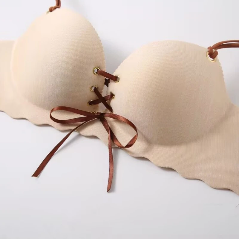 One piece Women's Seamless Bra Sexy Lingerie 3/4 Cup No Wire Adjustable Tops Female Bralette Intimates view 5