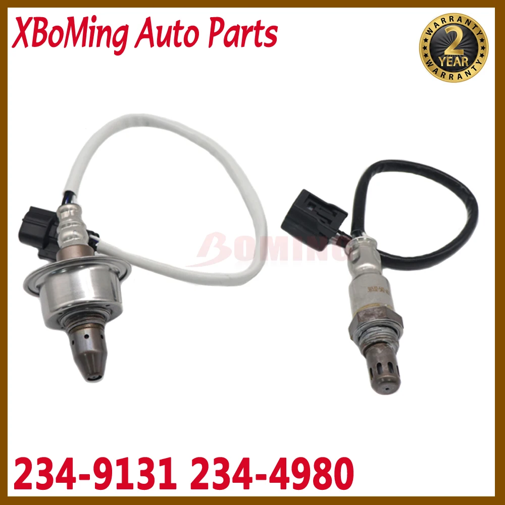 2PCS 234-9131 234-4980 Car Up&Downstream Air Fuel Ratio Lambda Oxygen O2 Sensor For HONDA CRV 2.4L 2015-2016 2349131 2344980