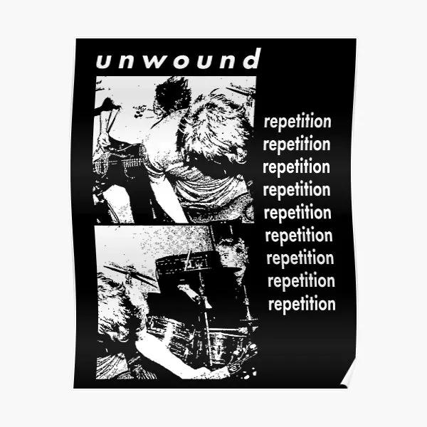 Unwound Repetition  Poster Art Vintage Room Funny Painting Modern Wall Decor Print Decoration Picture Mural Home No Frame