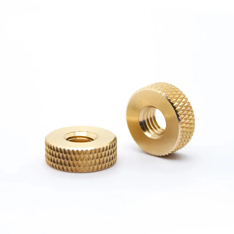 

Brass Knurled Thumb Nut with Anti Slip Design for Frequent Manual Adjustment and Secure Fastening M3 M4 M5 M6 M8