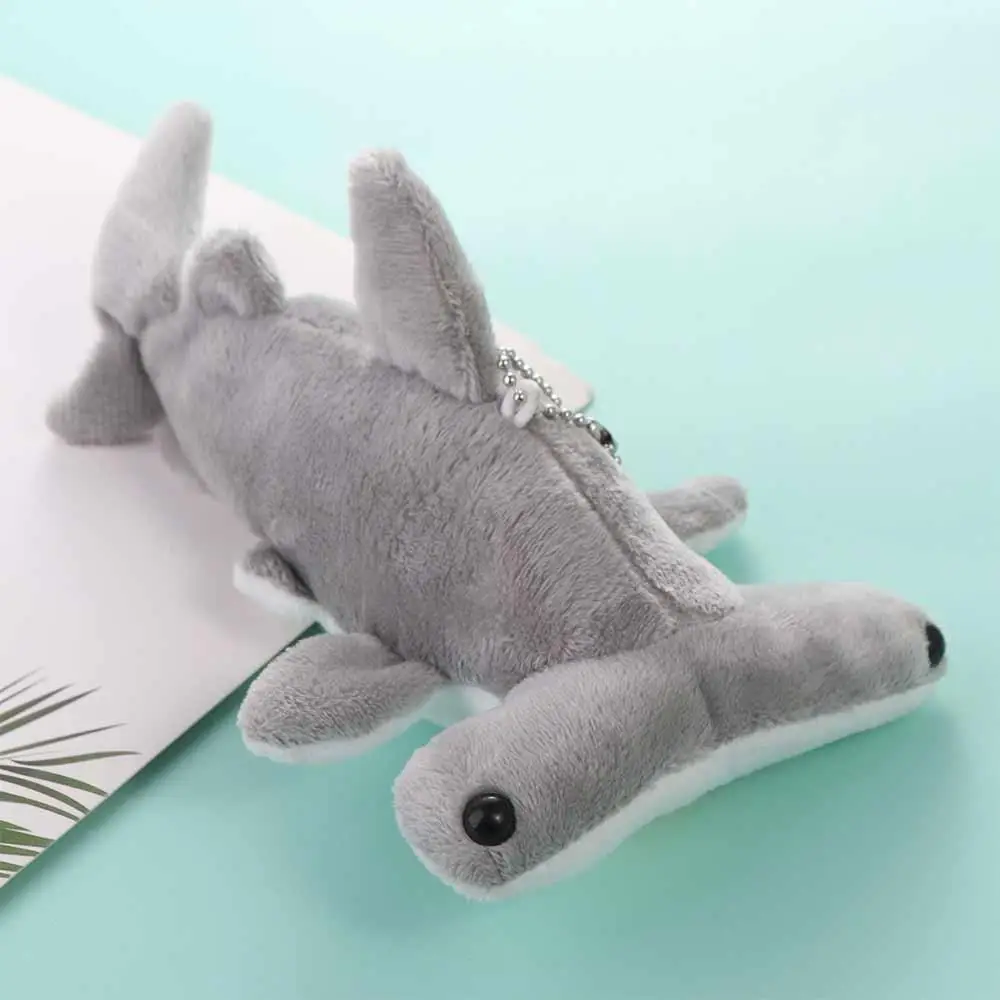 Cartoon Tiere Soft Shark Schlüsselanhänger Gefüllter Schlüsselanhänger Hammerhai Hammerhai Schlüsselanhänger