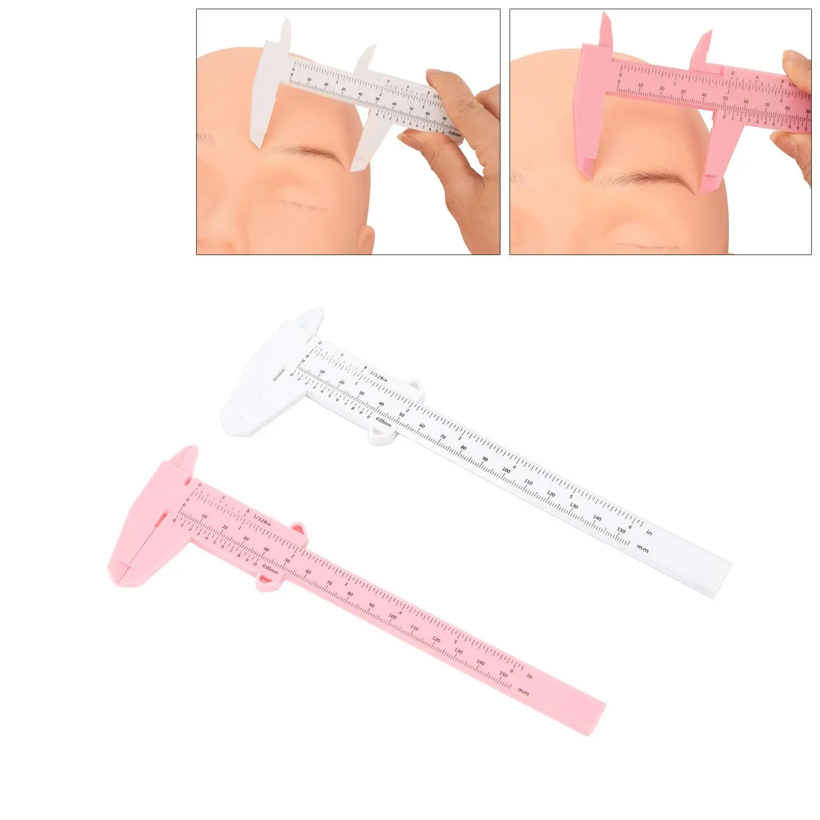 10PCS 150mm for eyebrow Stencils Microblading Ruler Guide Tool for Perfect Brow Shaping & Measuring