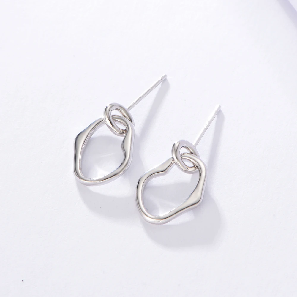 Fulsun Latest Design Of Irregularly Geometric Shape Personality Queen Exclusive Hollow Face Earrings