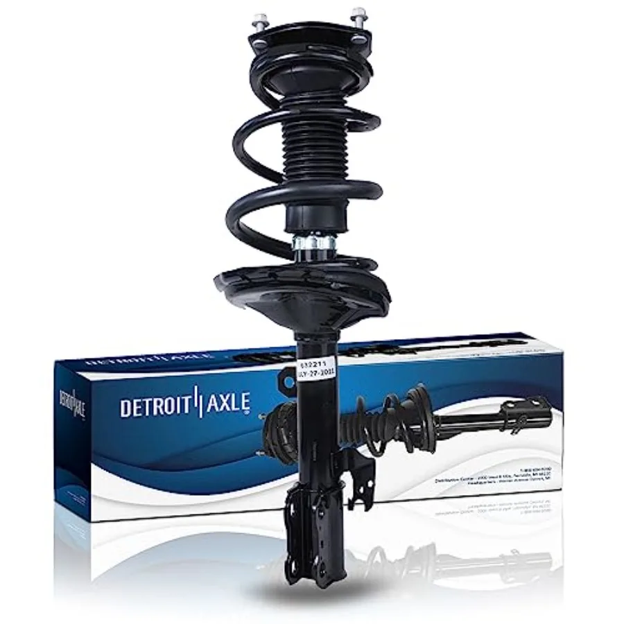 دعامة أمامية يمين لسيارة تويوتا هايلاندر لكزس RX330 RX350 RX400h دعامة جاهزة سريعة التركيب مع استبدال مجموعة زنبرك الملف #1