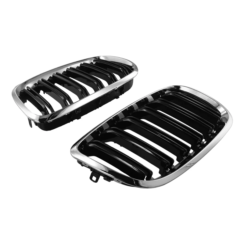 

Передняя решетка почек автомобиля для BMW E70 E71 X5 X6 2007-2013, двойные планки 51137157687 51137157688-A61E