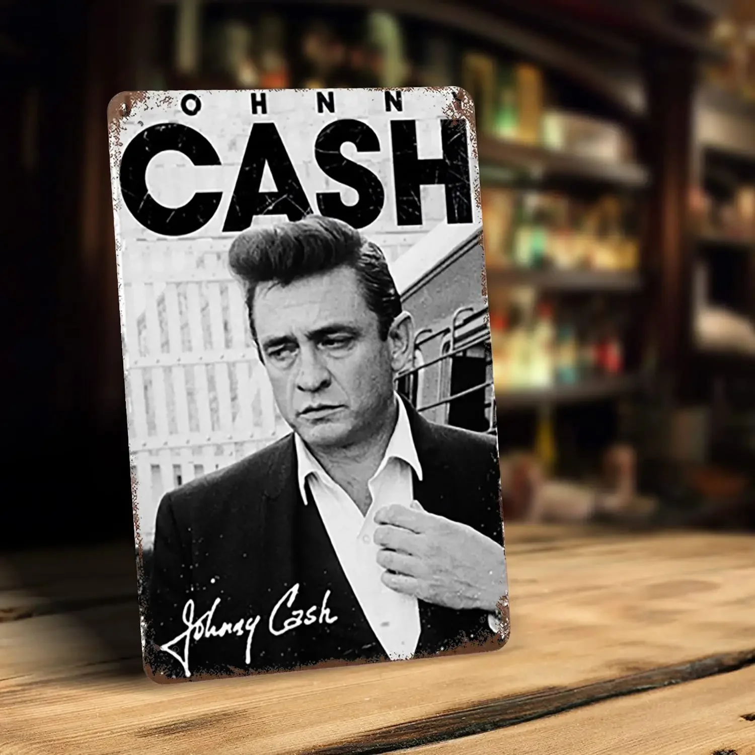 johnny cash Metal Signs wall decor Vintage Tin Signs Captain Metal Poster Decor for Bar Pub Club Wall Decoration