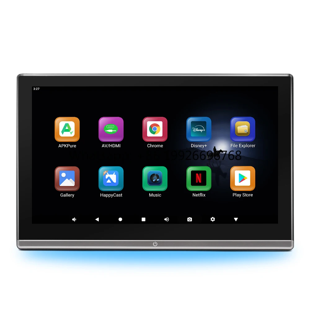 

11.6 Inch 4K Rear Seat Entertainment Touch Screen Tv Screen Car Android Headrest Monitor Android Mirror Link 2+32GB