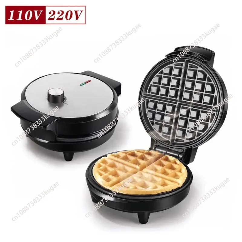 Waffle Maker, Classic Rotating Waffle Iron with Nonstick Plates, Removable Drip Tray and Cool Touch Handles, Double Flip