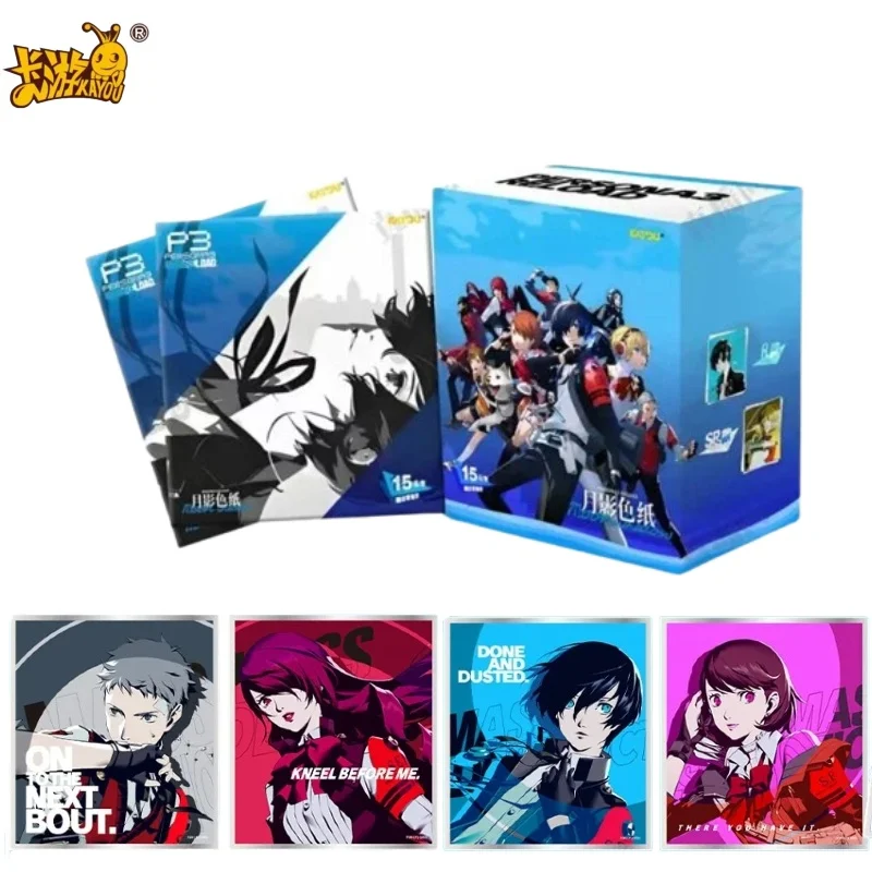 

KAYOU Genuine Persona 3 Reload Series Moon Shadow Color Paper Anime Character Peripheral Collection Cards Toy Gift for Fans