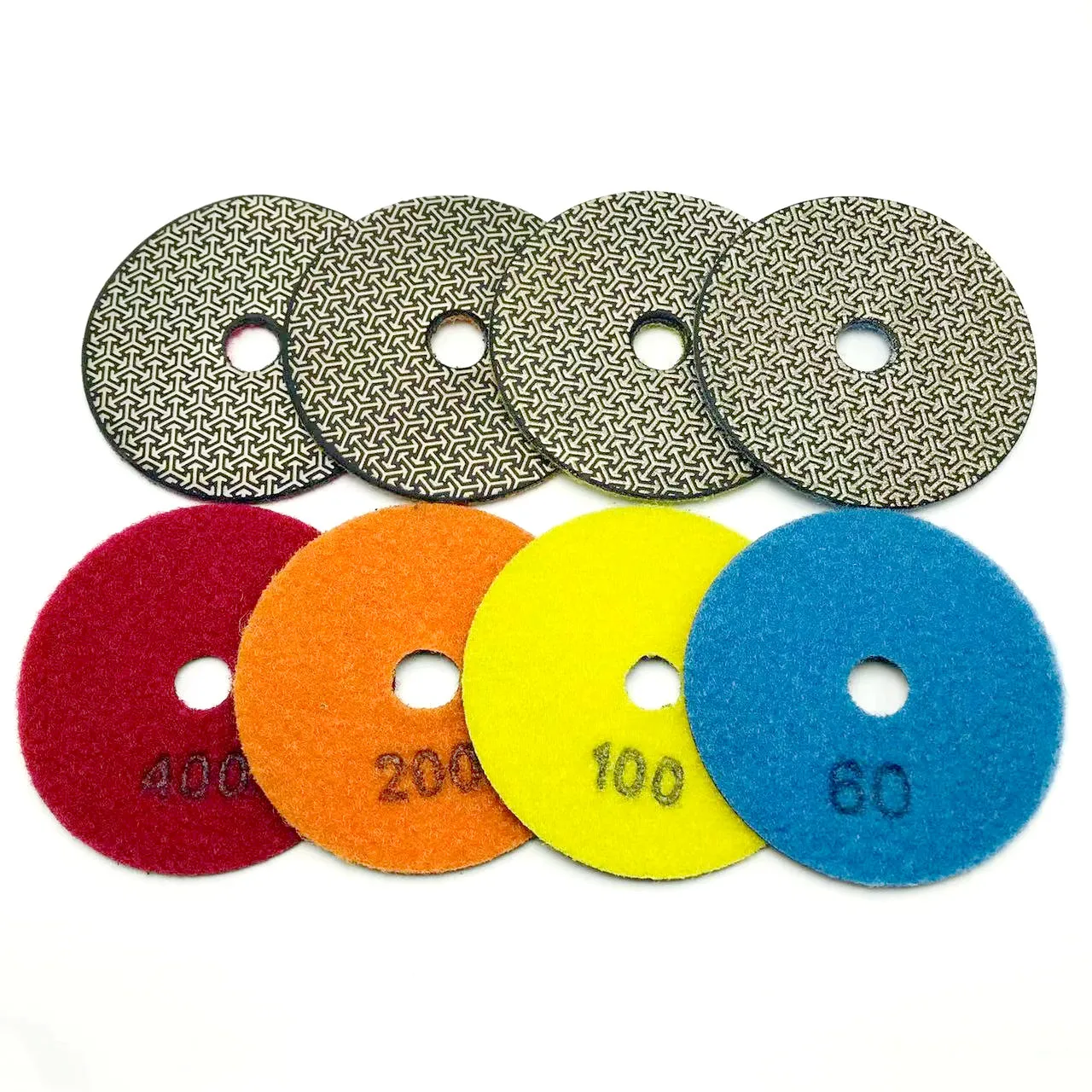 Diamond Hand Polishing Pads Electroplated Sanding Pads Grinding Disc For Glass Granite Marble Concrete