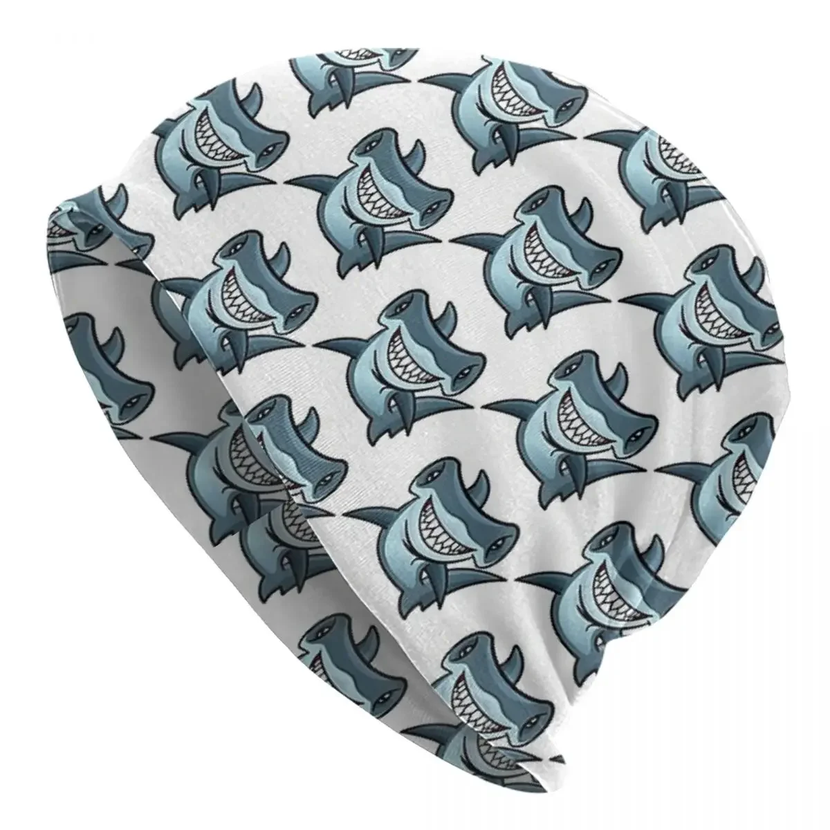 

Hammerhead Shark Warm Knitted Cap Fashion Bonnet Hat Autumn Winter Outdoor Beanies Hats for Unisex Adult