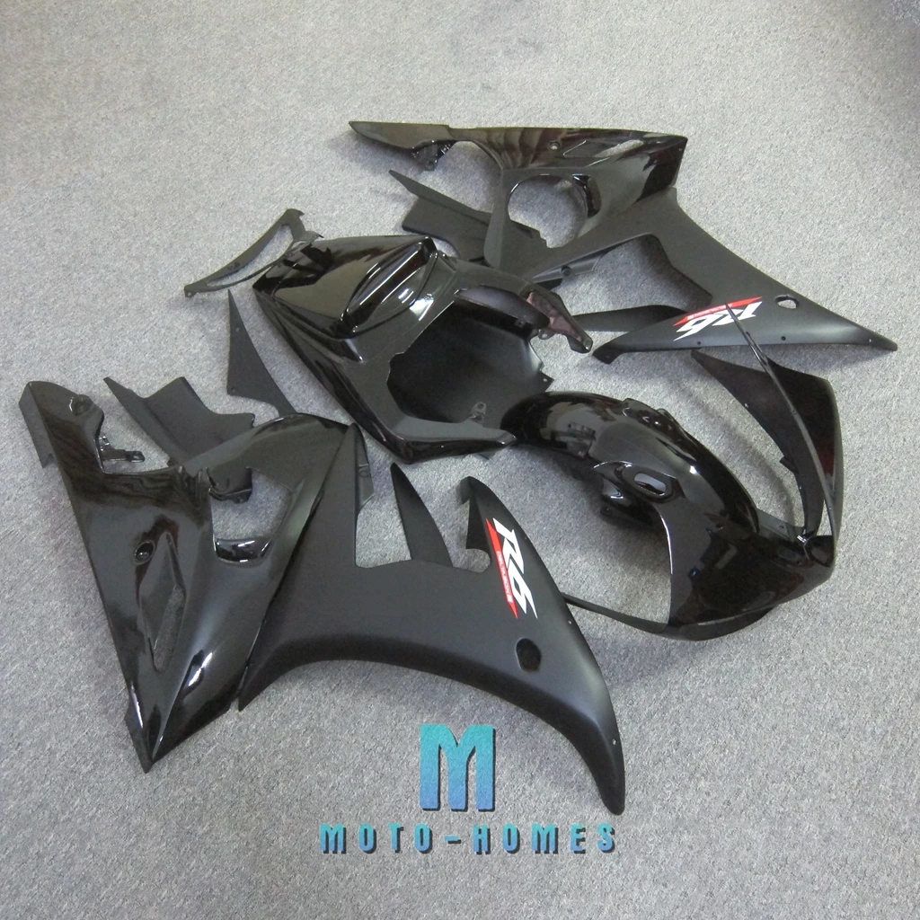 ABS Fairing Kit for Yamaha YZF R6 2003 2004 2005 ABS Plastic Matte Black Fairings Set YZFR6 03 04 05 ZXMT Rebuild