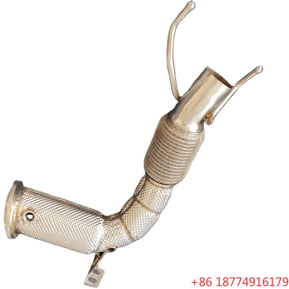 

OBM High Performance MM Downpipe for MINI COOPER/COUNTRYMAN/JCW F60 2.0T 2017-- High Flow Catted Downpipe Exhaust Downpipe