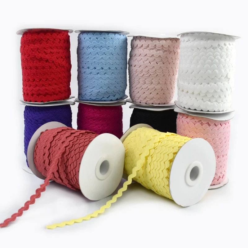 

5-20M 10mm Lace Elastic Band for Hairband Decorative Ribbons Wave Edge Underwear Strap Sewing Stretch Webbing DIY Craft Supplies