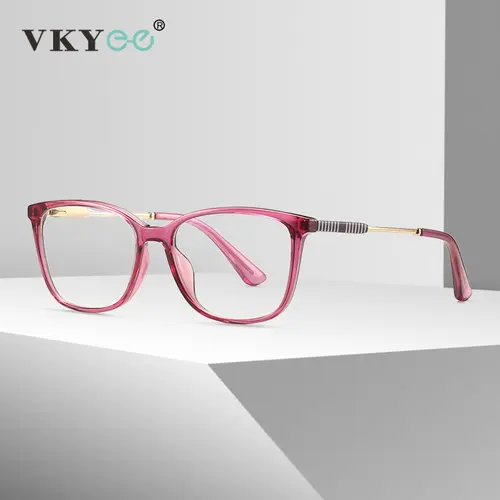 Imagen 2 del producto Vicky-gafas clásicas cuadradas para mujer, lentes de lectura con bloqueo de luz azul, graduadas, ligeras para ordenador, PFD2057